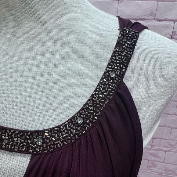 Express purple party top size small petite - Picture 4 of 9